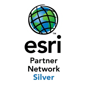 Esri Silver Partner badge - Ecobot is an official Esri Partner Network member